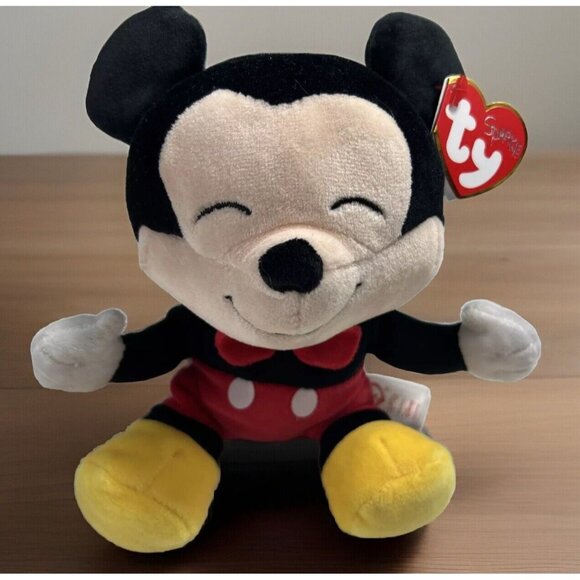 TY Beanie Babies Disney MICKEY & MINNIE MOUSE SET OF‎ 2 [2023](Soft Body 7.5 in) - Picture 13 of 16